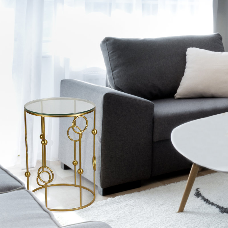 Forsythe Glass Top Nesting Tables