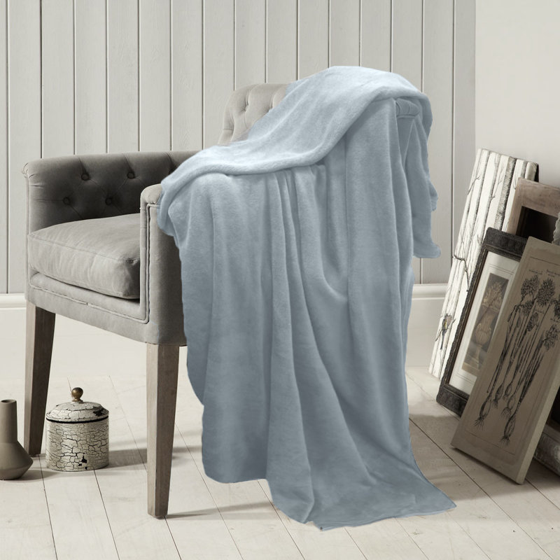 Couverture douce , Gris anthracite foncé