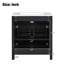 Ensemble de meuble-lavabo double 60 po avec lavabo en céramique Roomfitter-1982642335