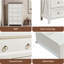 Commodes à 5 tiroirs Farmhouse pour chambre à coucher, commode haute rustique en bois, organisateur de commode pour chambre à coucher, salon, couloir
