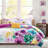 Blue Comforter , Full/Queen, Floral Bed Full/Queen With Design,