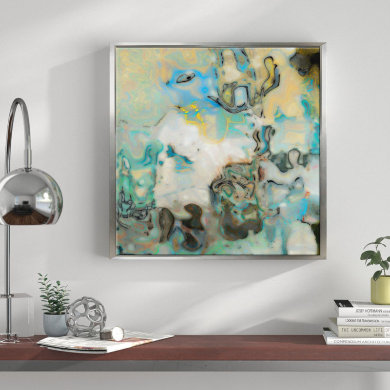 «He Cares for You 1 Peter 5: 7 - Floater Frame», reproduction d'impression sur toile, H 27,5 po x l 27,5 po