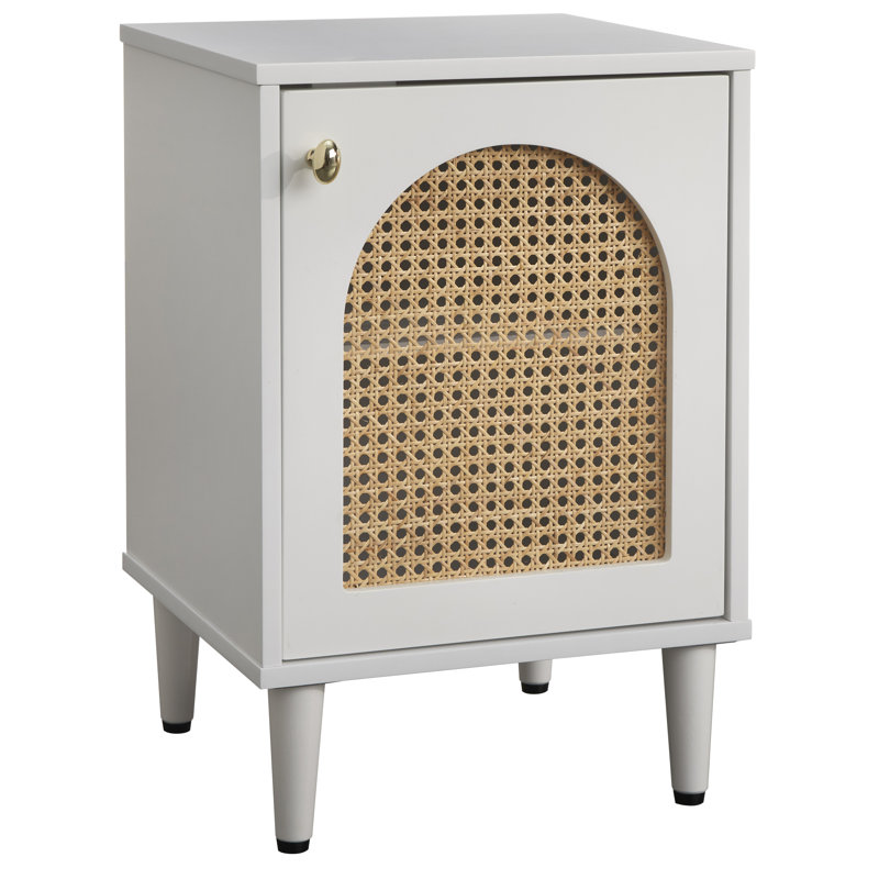  Cortavious Nightstand, White