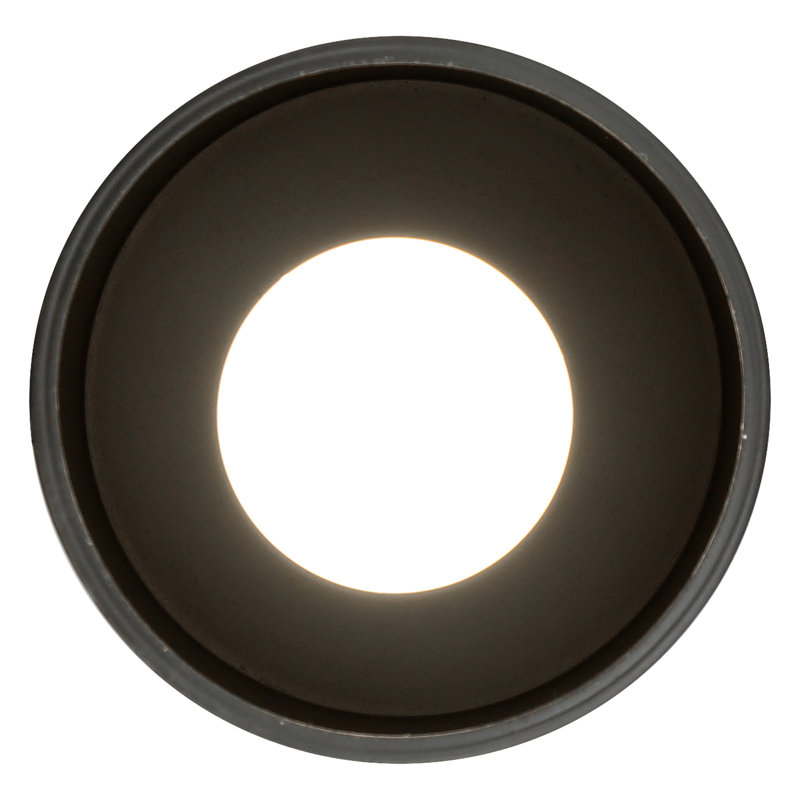 Luminaire suspendu cylindrique à 1 lumière, Noir mat, H 10,5 po x l 4,75 po x P 4,75 po