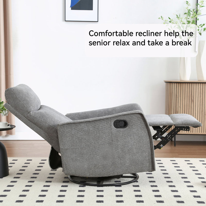 Recliner Chair, Gray
