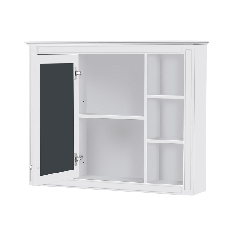 Armoire de rangement murale moderne, Pharmacie, Blanc