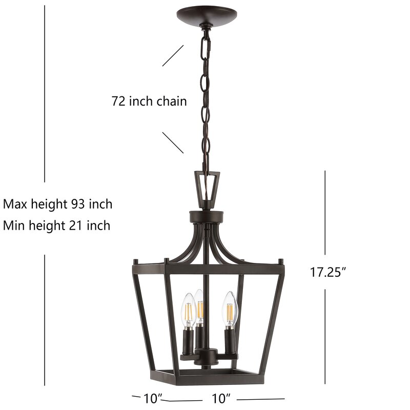 Ivy Bronx Napavine 3 - Light Lantern Pendant & Reviews | Wayfair