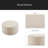 Upholstered Round Ottoman-114210819