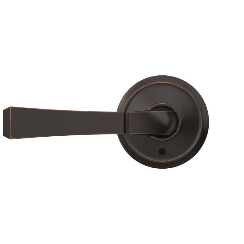 Serrure à rivington avec alden rose anti-rotation, Bronze vieilli