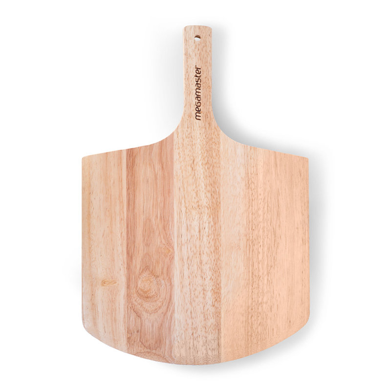Eco-Friendly Bamboo Wooden Pizza Peel and Serving Board
