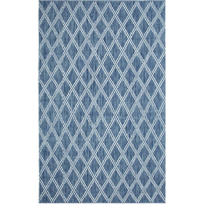 Harlequin Hand-Woven Indigo Area Rug