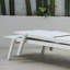 Chaise longue d'extérieur réglable en alliage d'aluminium