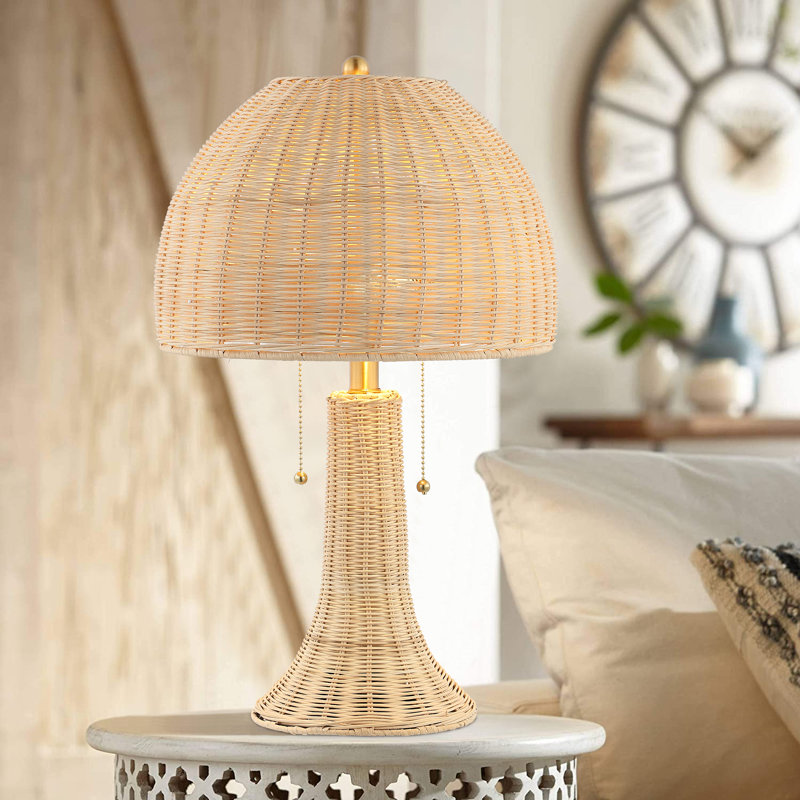 Lampe de table brun clair 22 po Cathcart
