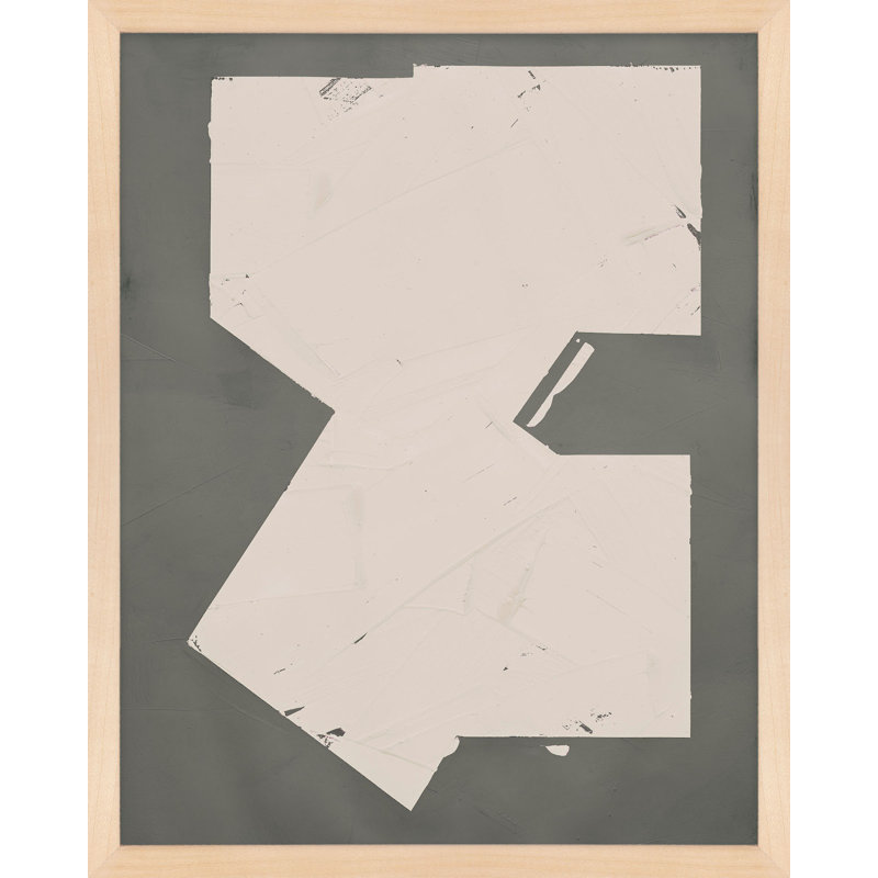 Equipoise In Greige III Painting by Ivo Stoyanov, 20" H x 16" H x 1.25" D, Cream