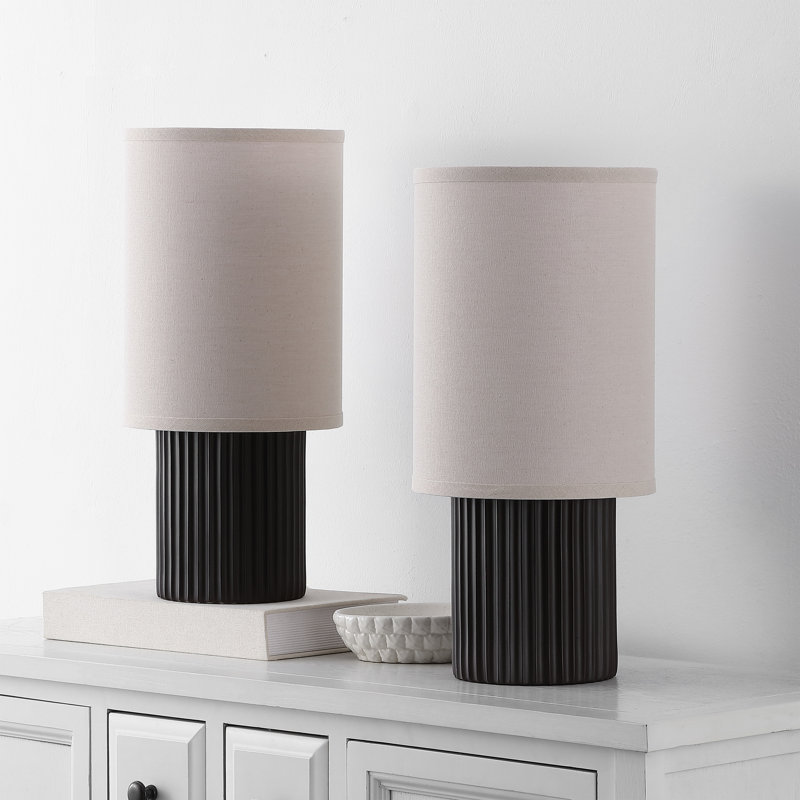 Ensemble de 2 lampes de table en résine 17,25 po Rory