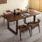 The classic black walnut dining table-106237720