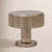 Kent Knurled 1-3/8" Satin Brass Round Knob-53903331-110453976