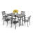 6 - Person Patio Dining Set with Rectangular Table