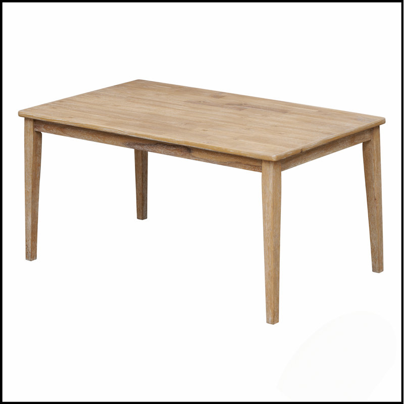 Modern Artificial Stone White Dining Table With Black Metal Legs, Seats 6 For Contemporary Spaces, Natural Wood Wash