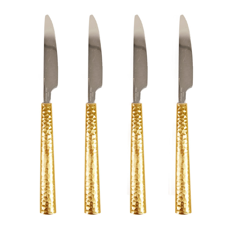 Anacletus Stainless Steel Dinner Knife, Silver
