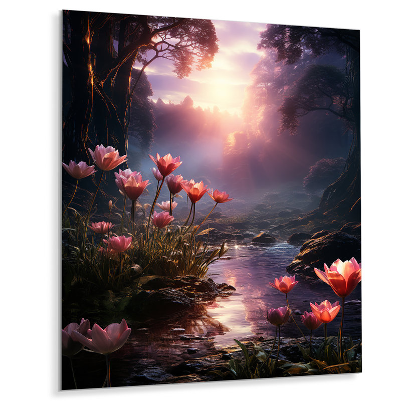Jed - Tulips Wall Art, 32" H x 16" W x 1" D, Metal