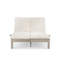 Méridienne double à dossier réglable à 5 positions pour patio avec coussin et plateaux latéraux pliables pour 2 personnes, pour le jardin près de la piscine-33163471