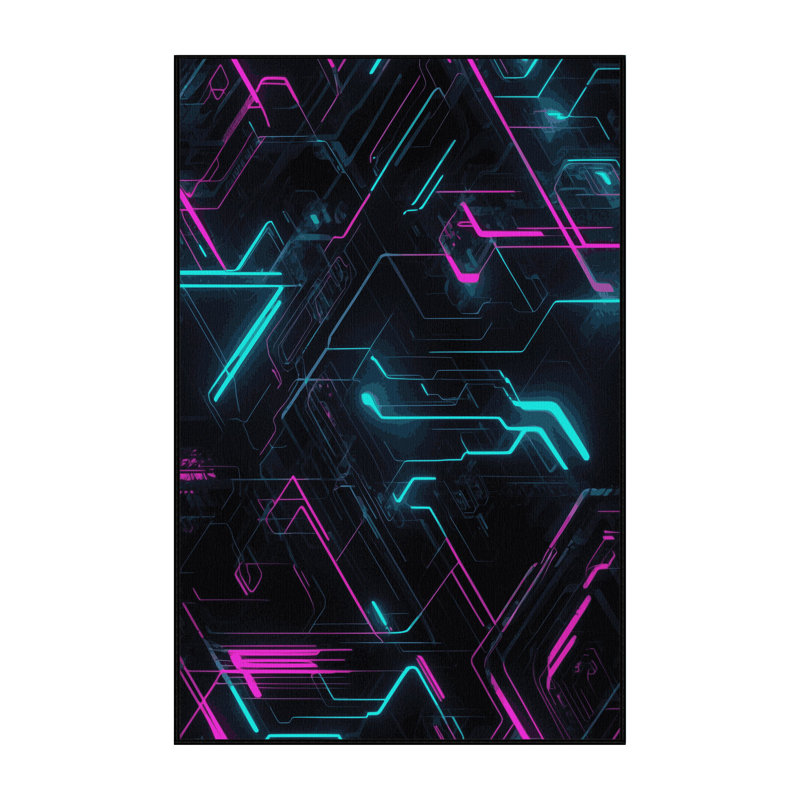 Hyper Spectra Rug, Rectangle 3' x 5'