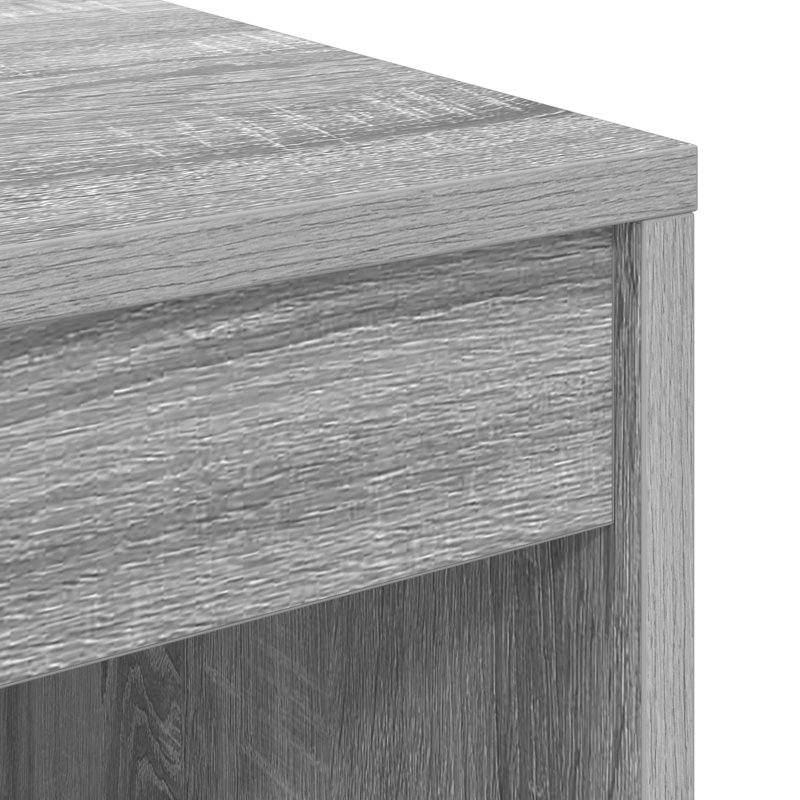 Writing Desk Particle Board 76 Cm, Grey Sonoma, 76cm H x 60cm W x 50cm D