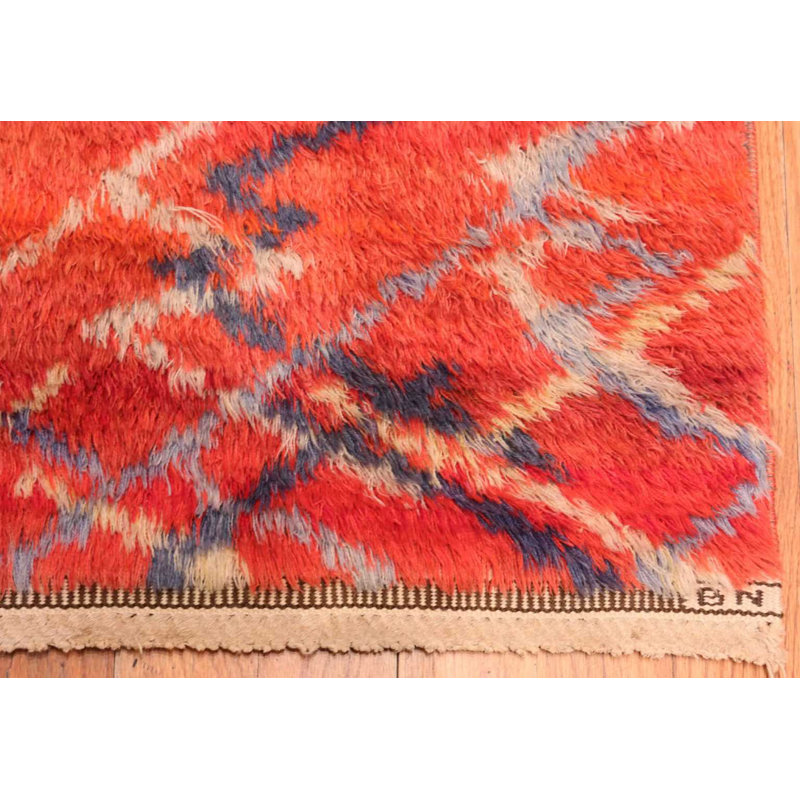 Tapis scandinave vintage par Barbro Nilsson pour Marta Maas