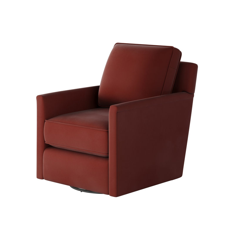 Swivel Glider Armchair, Bella Rouge