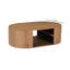 Table basse en bois massif avec rangement Element