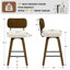 Tabouret de bar rotatif 26 po à hauteur de comptoir-2126745415-2137909068
