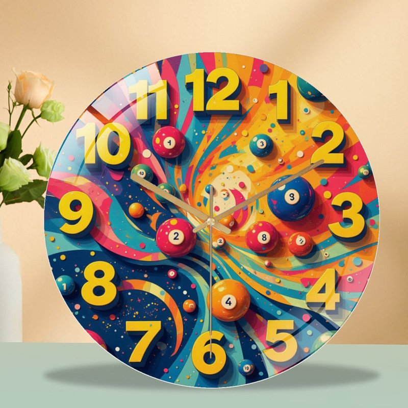 Horloge murale vibrante 12 po
