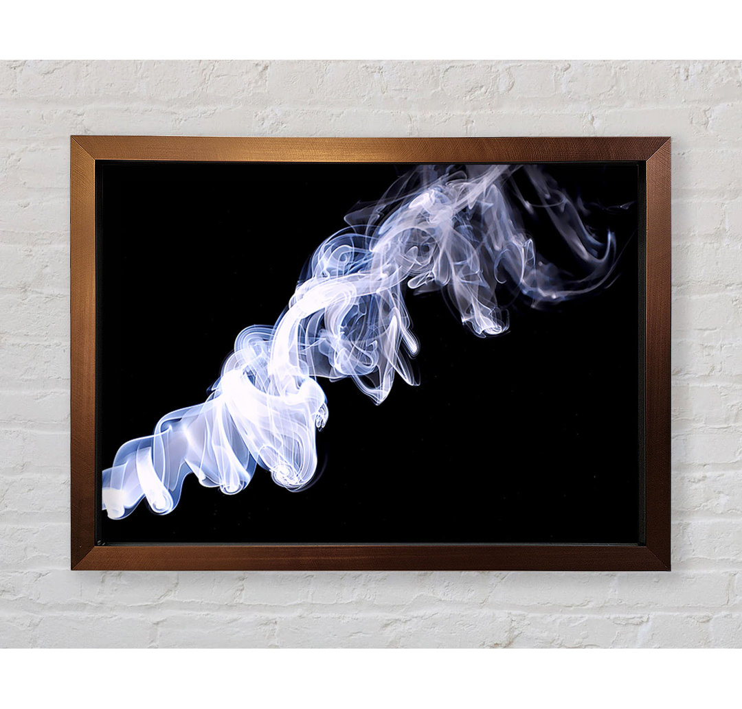 Smoke Swirl Gerahmter Druck