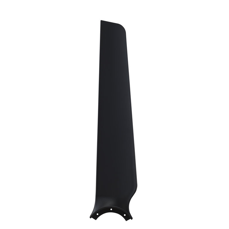 TriAire 56 inch Indoor/Outdoor Ceiling Fan Blade Set of 3 - Black, Black, 1.94" H x 26.65" W x 5.89" D