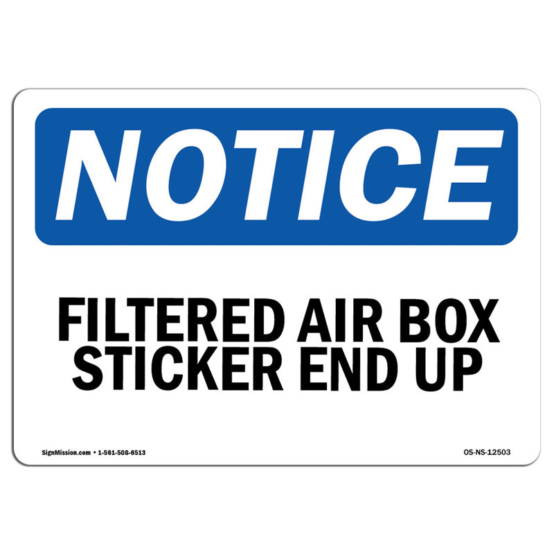 Notice Sign