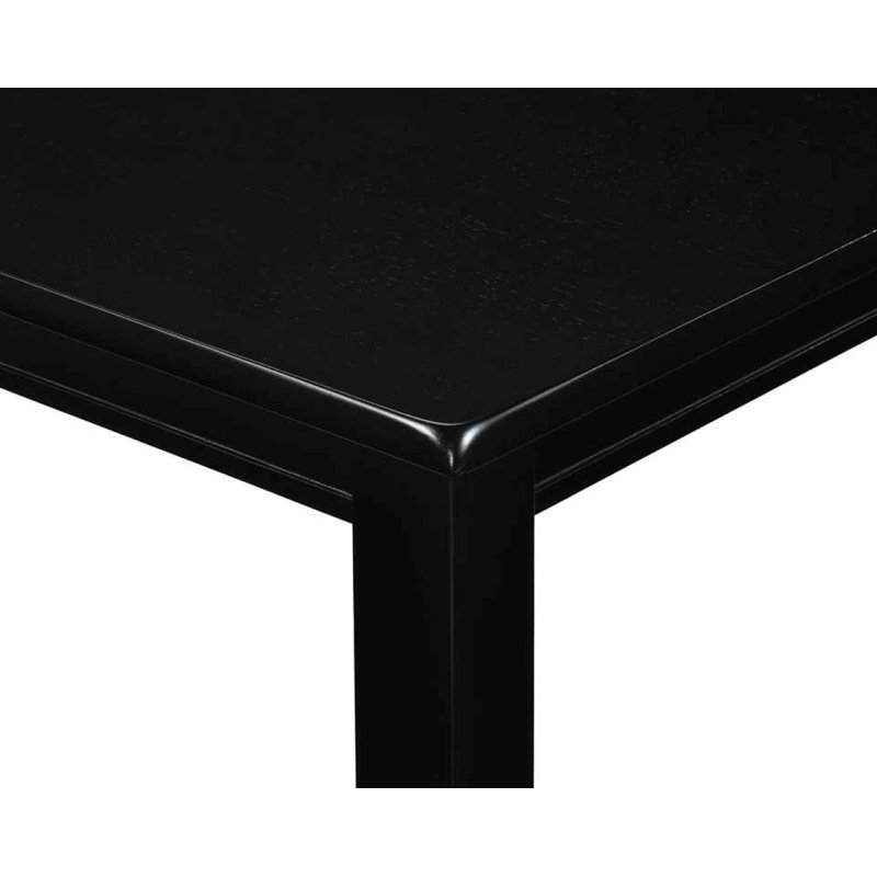 Table de salle à manger Pereira, Black, Black