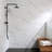 Palisade 23.2 in. x 11.1 in. Interlocking Vinyl Wall/Backsplash Panels in Carrara Marble (10 Pack)-173962811