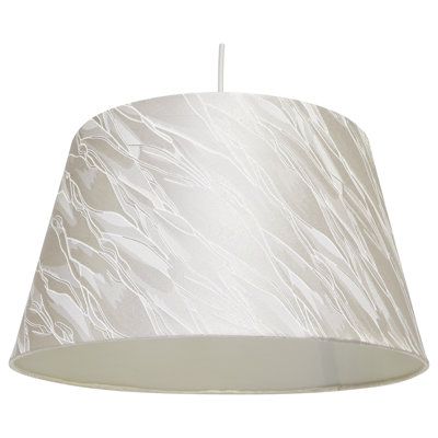 28cm H Metal Empire Pendant Shade ( Uno ) in Cream