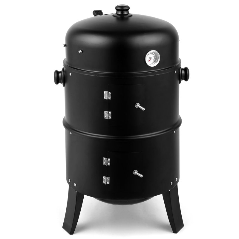 Barbecue au charbon de bois 48 cm noir