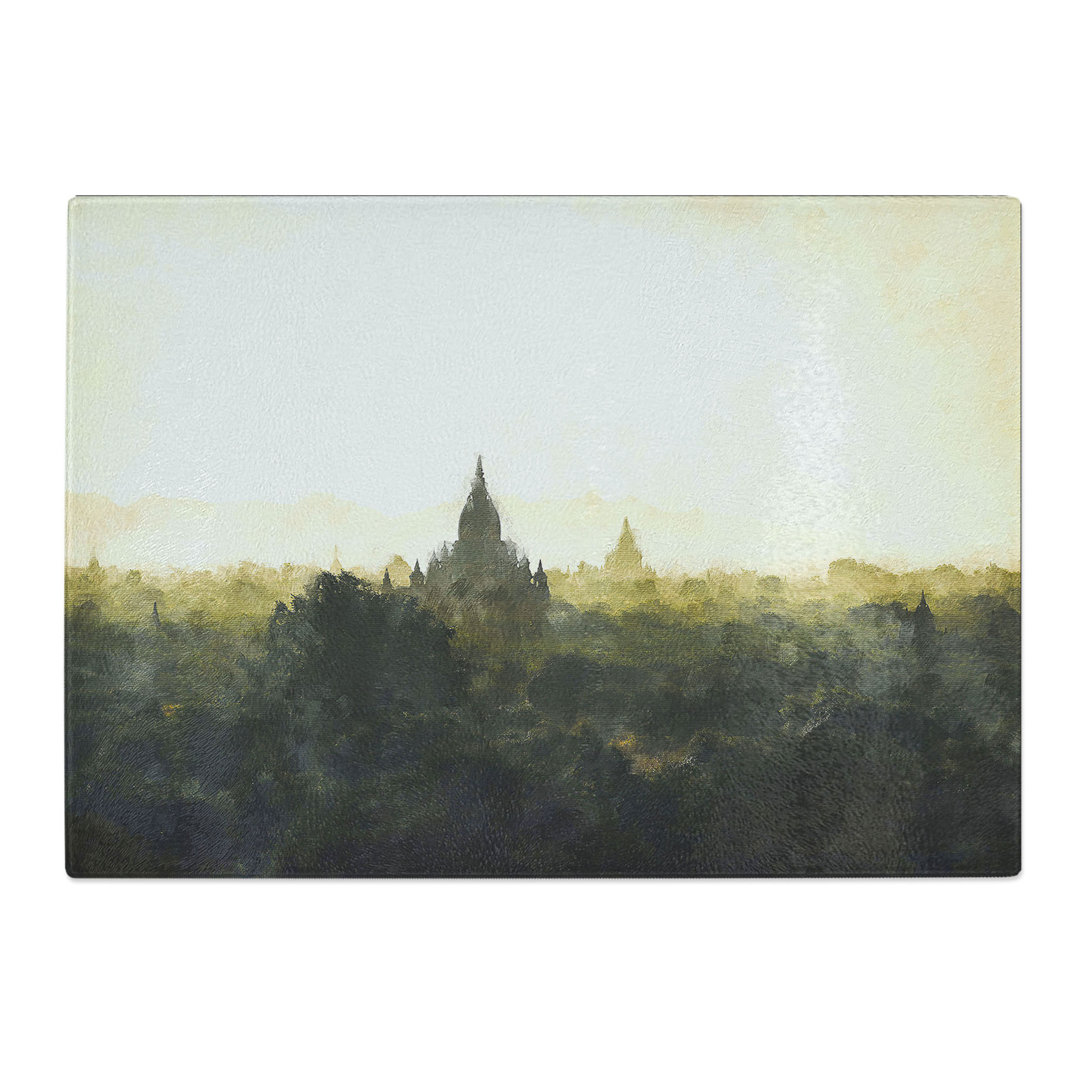 Tempered Glass Old Bagan in Myanmar Chopping Board