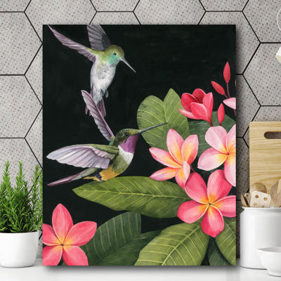 " Hummingbirds I " Painting Print