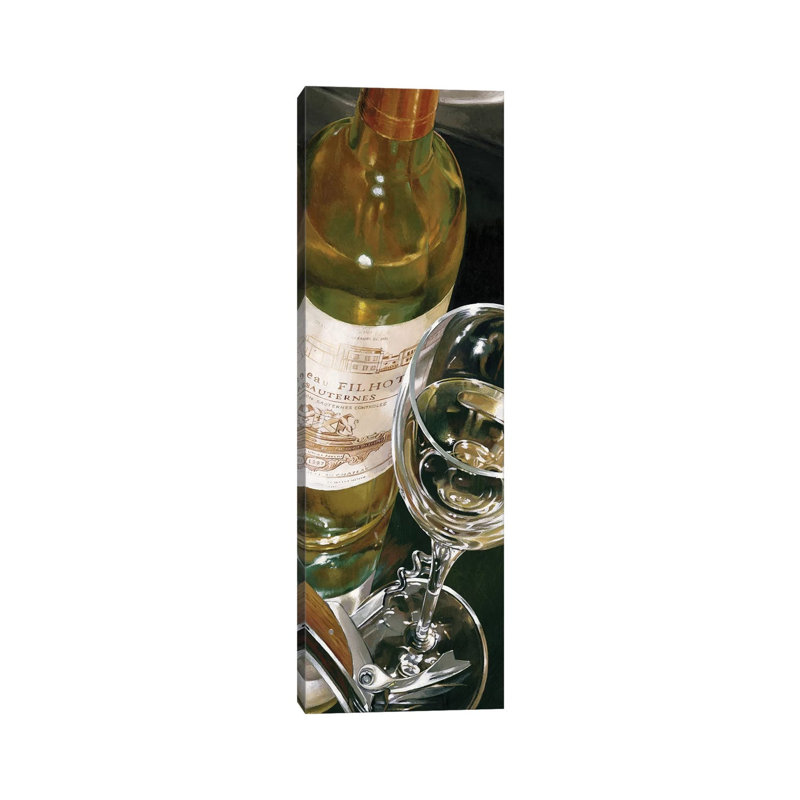 French Grand Cru by Stefano Ferreri - Wrapped Canvas Panoramic Print, 30.48 cm H x 91.44 cm W x 1.91 cm D