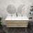 60'' Double Bathroom Vanity with Acrylic Top-70056054