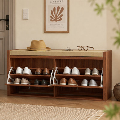 8 - Pair Shoe Storage Bench