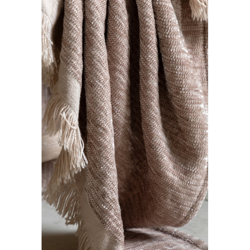 Manosque Throw Blanket, Natural