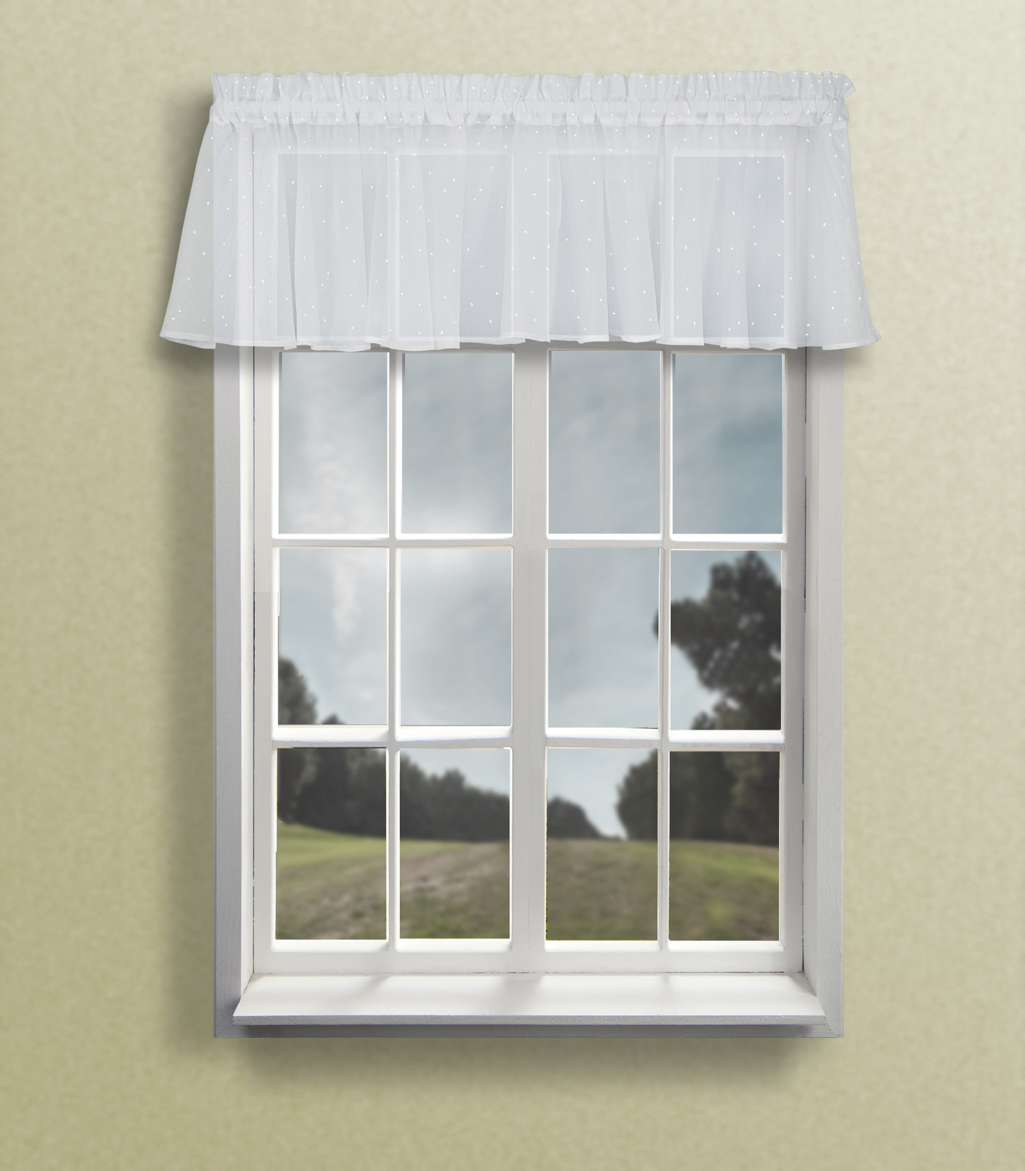 Red Barrel Studio® Matao Delicate Semi-Sheer Full Bodied Flounce ...