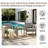 Junco Teak Outdoor Two-Person Patio Set With Cushions And Side Table-124178248-124178244