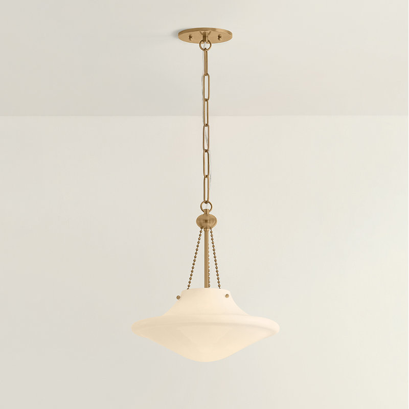 Era Pendant by Lauren Liess x Troy, 14" H x 5" W x 0.25"