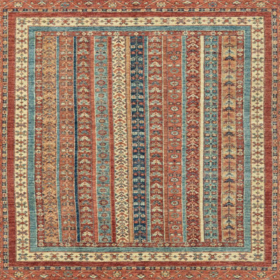 Tapis décoratif multicolore à motif abstrait